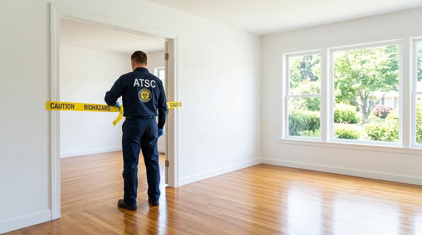 Certified biohazard cleanup crew performing Crime Scene Cleanup in Winchester